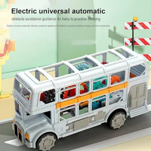 اتوبوس دو طبقه چرخ دنده ای موزیکال gear retro bus_اسباب بازی